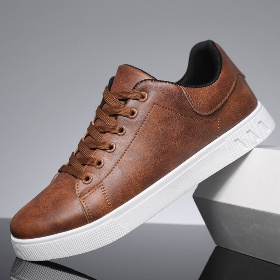 Baskets Cuir Homme
