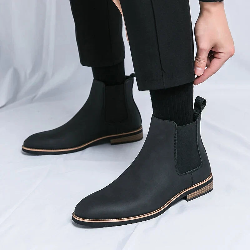 Bottes Cuir Homme