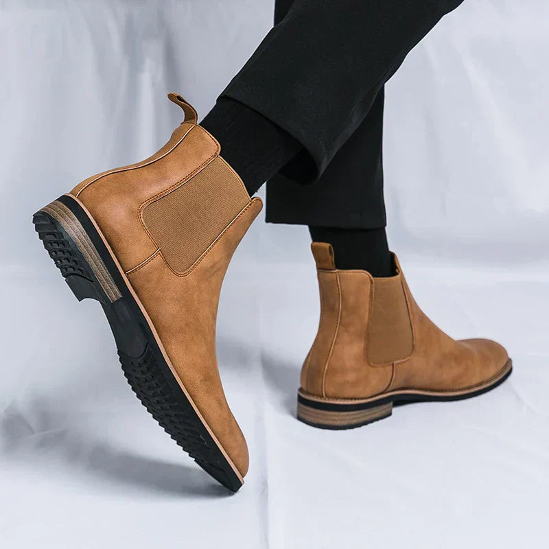 Bottes Cuir Homme