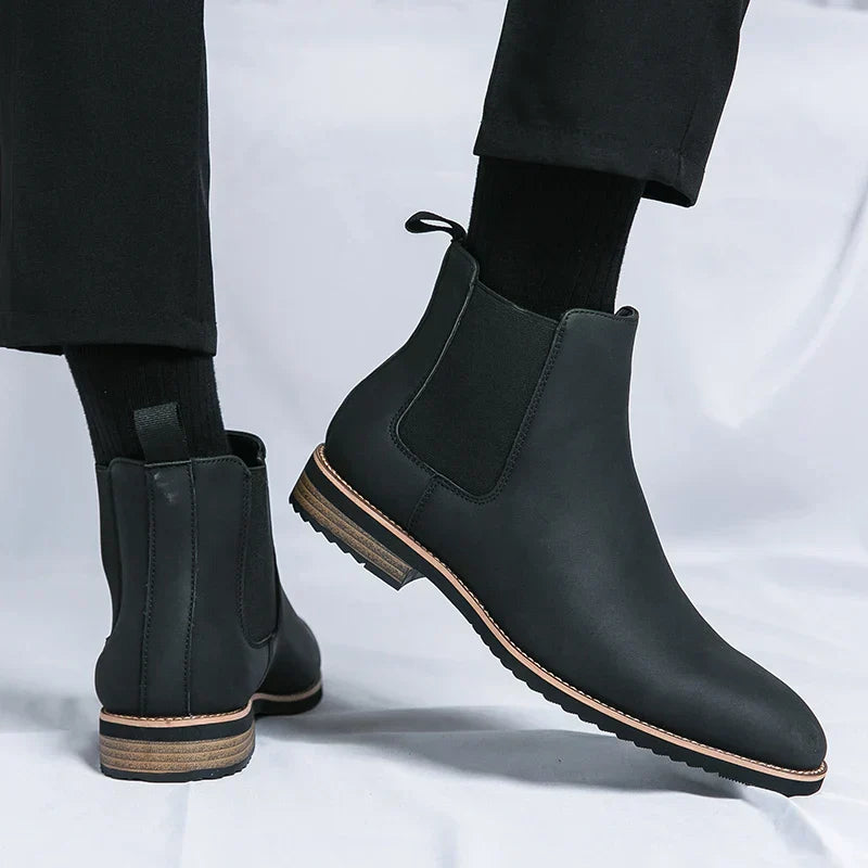 Bottes Cuir Homme