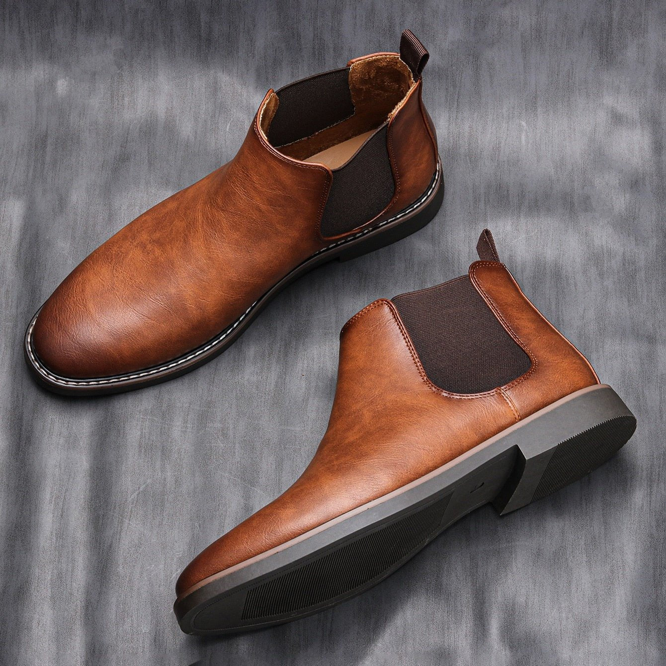Botte Homme Cuir Élégante