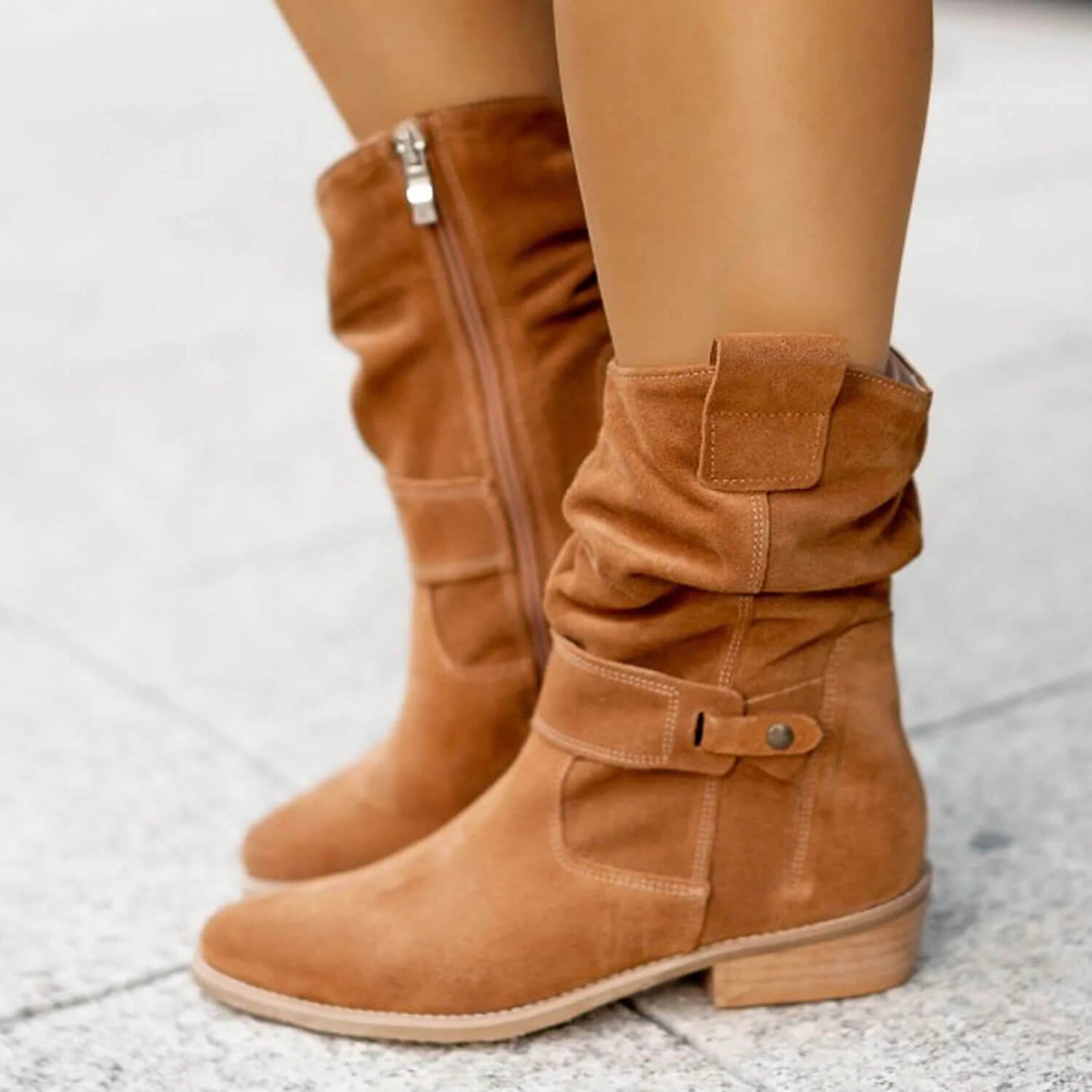 Bottes Femme Daim Artisanales