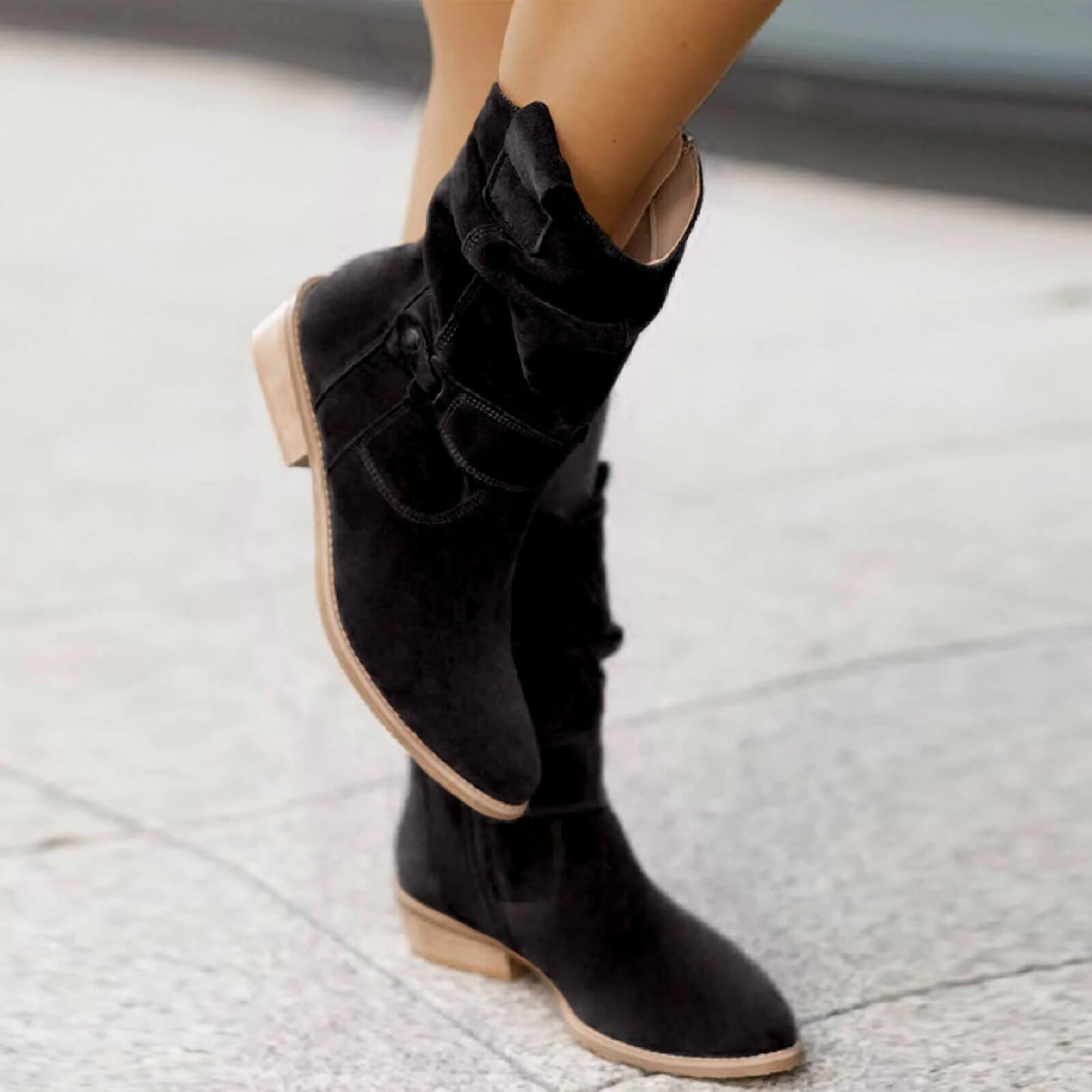 Bottes Femme Daim Artisanales