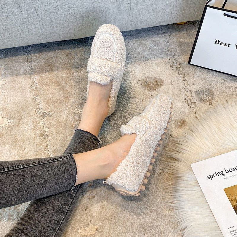 Chaussons Peluche Femme