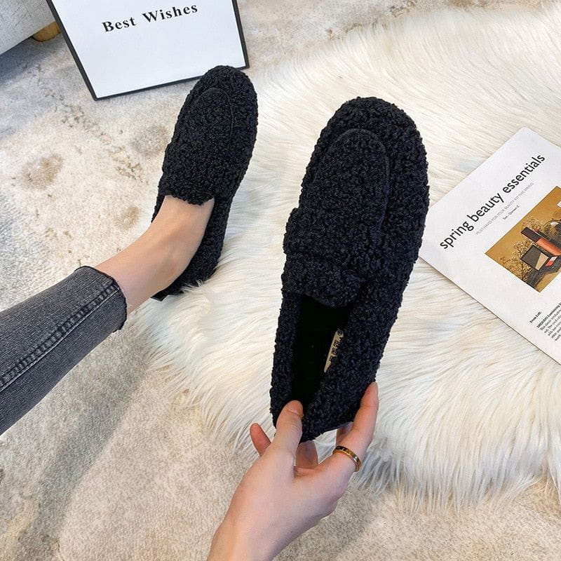 Chaussons Peluche Femme