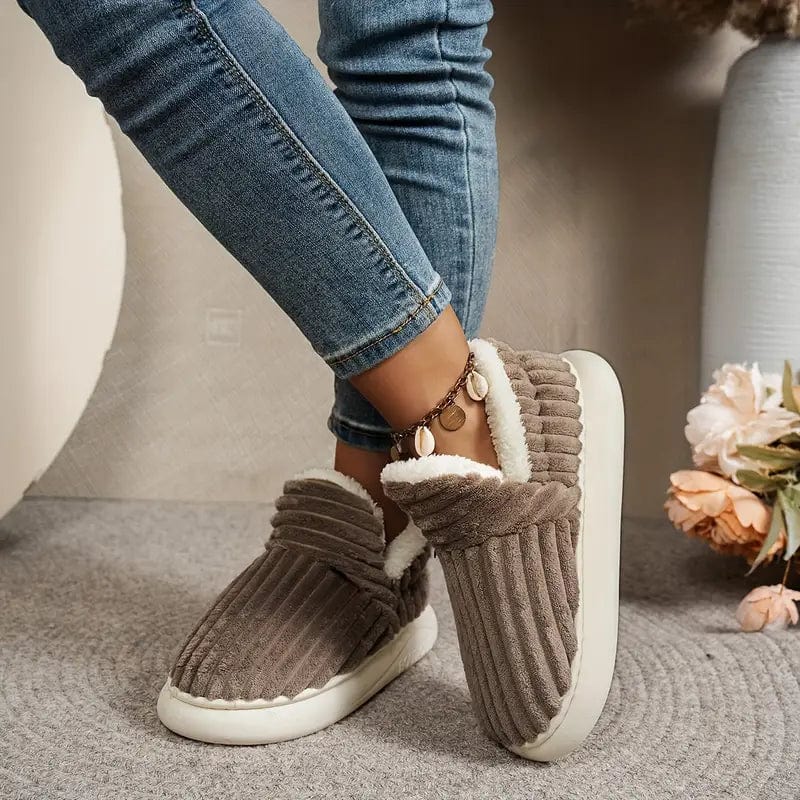 Chaussons Velours Femme