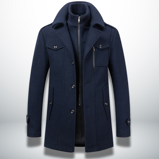Angelo Manteau Homme Élégant Hivernal