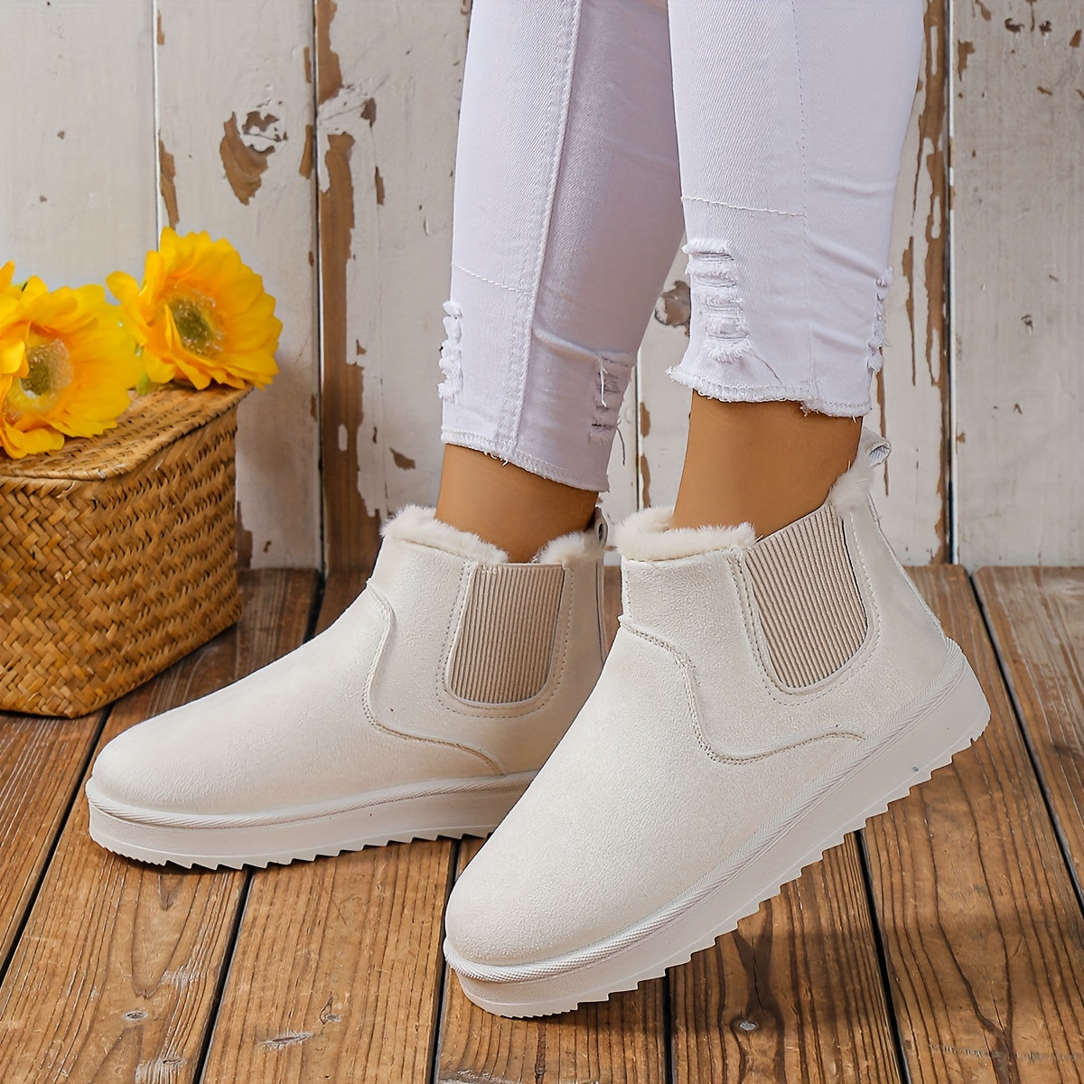 Bottines Slip-On Femme
