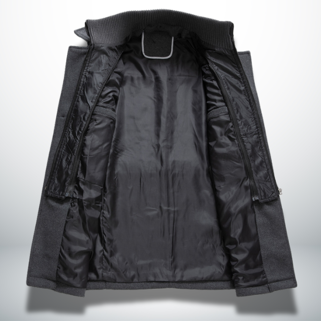 Angelo Manteau Homme Élégant Hivernal