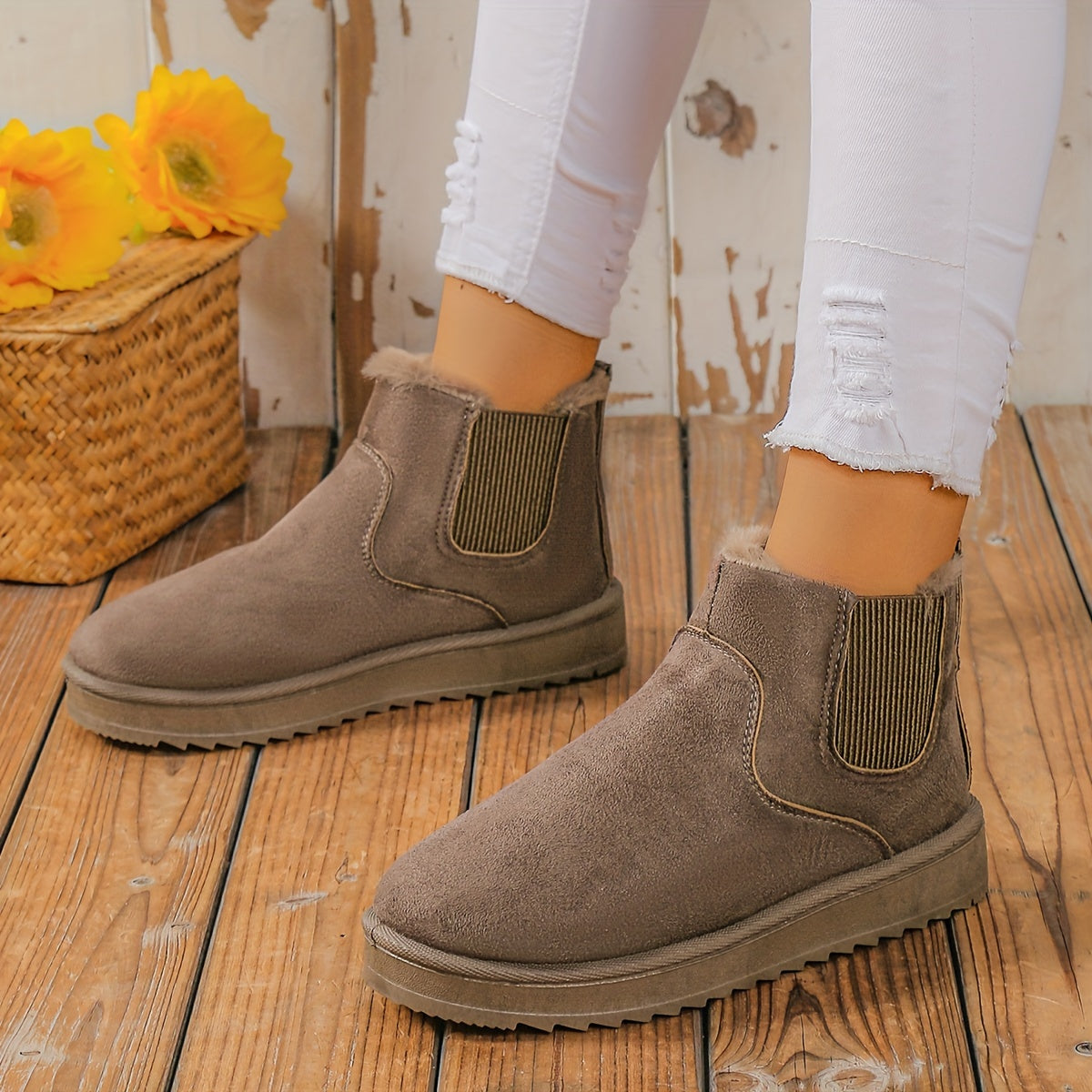 Bottines Slip-On Femme