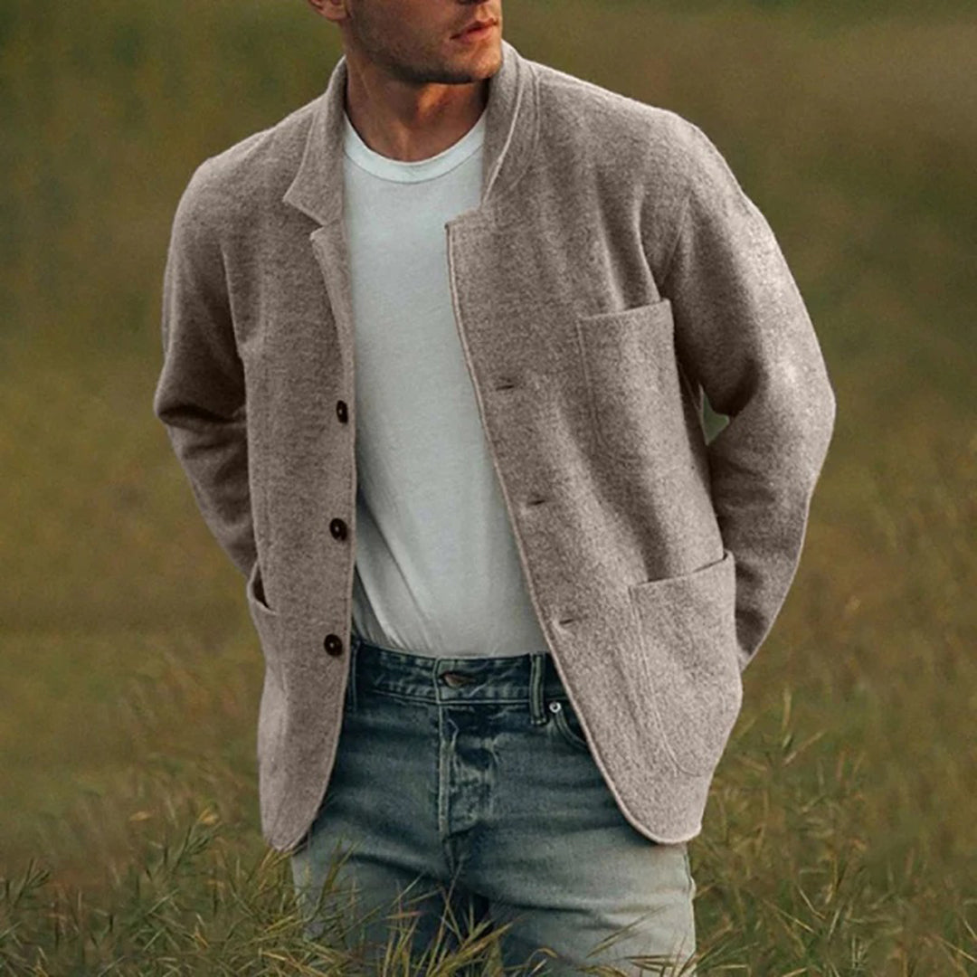 Veste Homme Décontractée Texturée