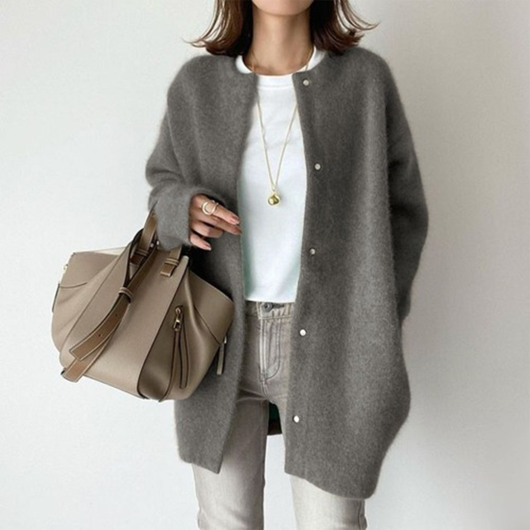 Aveline Cardigan Femme Tissu