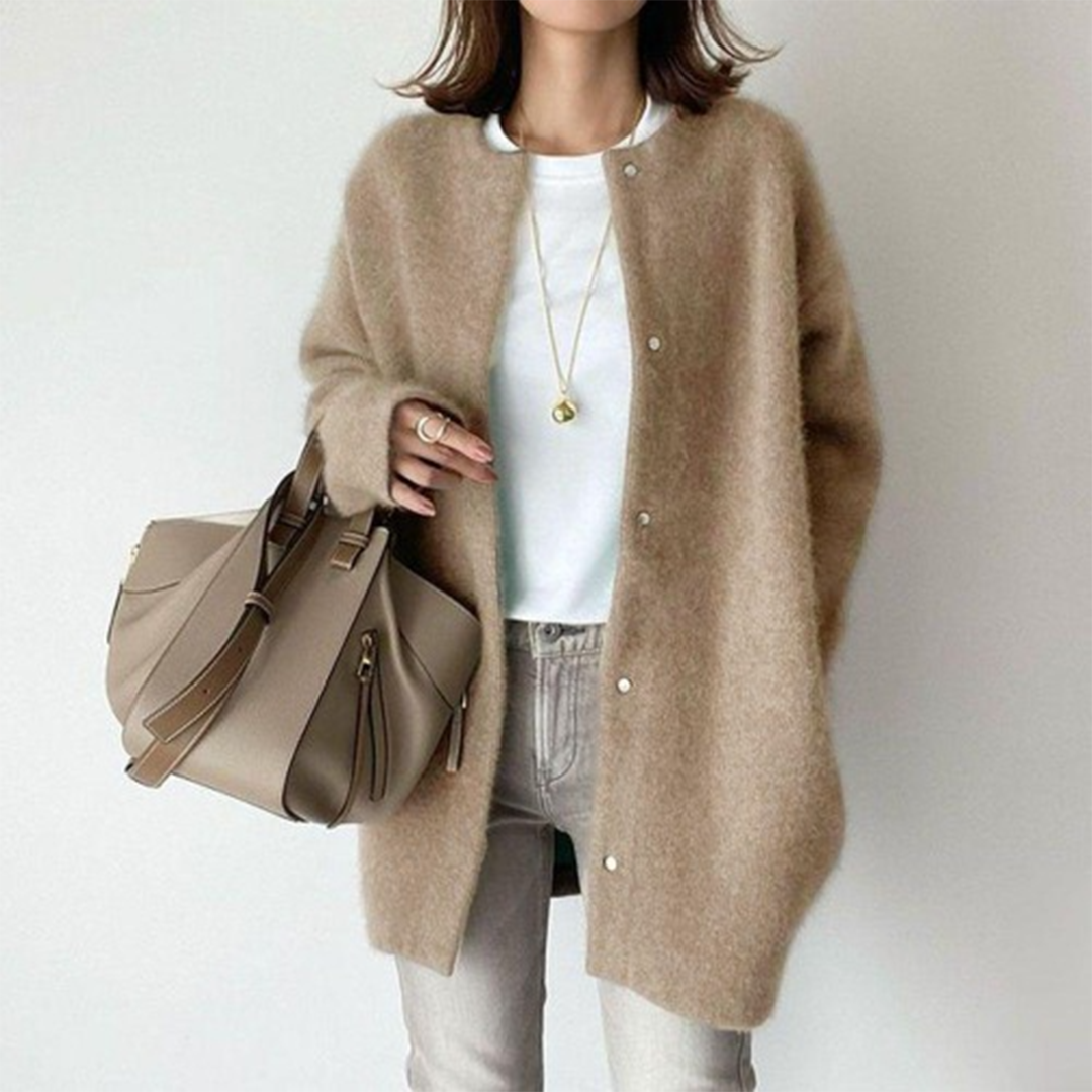 Aveline Cardigan Femme Tissu