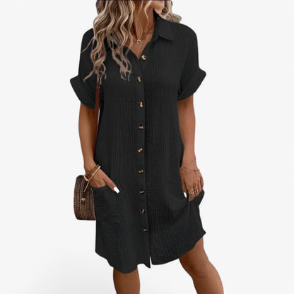 Elisabeth Robe Femme Boutons