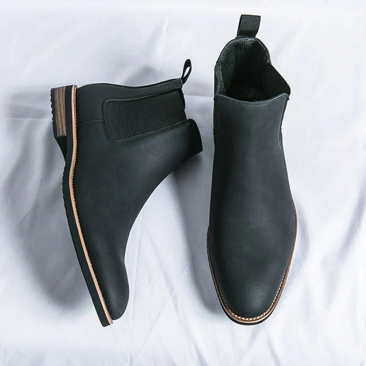 Bottes Cuir Homme