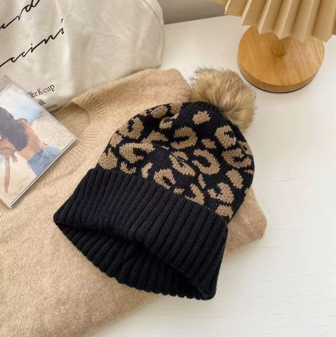 Bonnet Léopard Femme