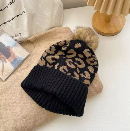 Bonnet Léopard Femme