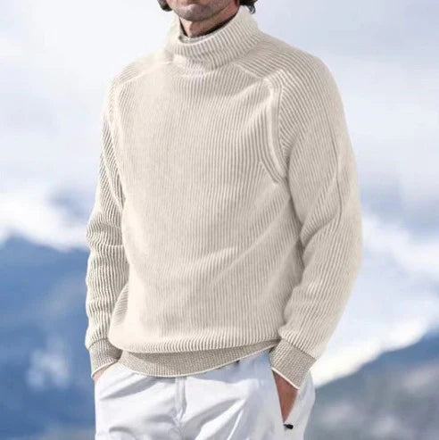 Pull Homme Col Roulé Classique
