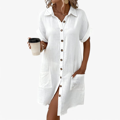 Elisabeth Robe Femme Boutons