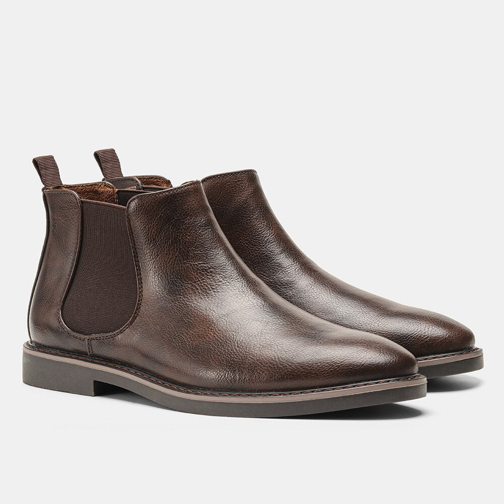 Botte Homme Cuir Élégante