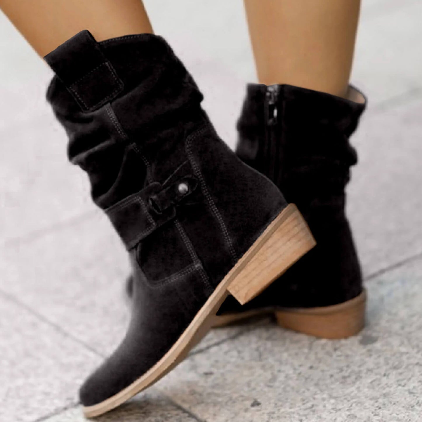 Bottes Femme Daim Artisanales