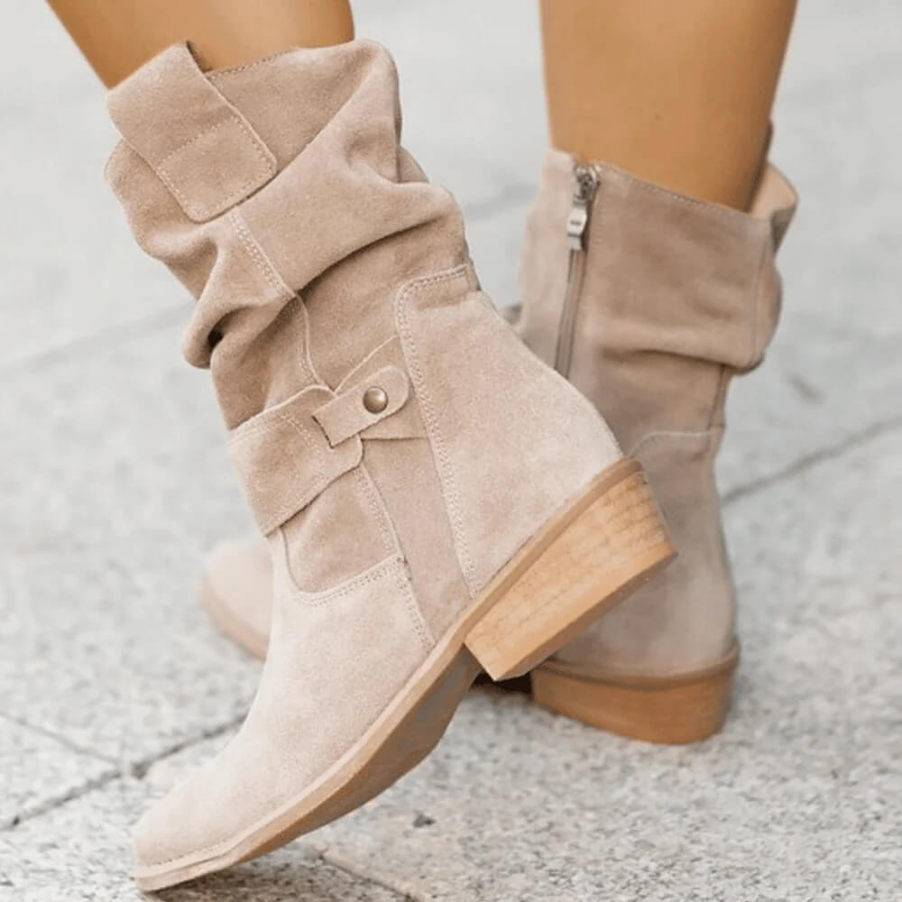 Bottes Femme Daim Artisanales