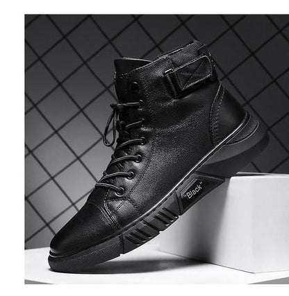 Botte Homme Cuir Élégante