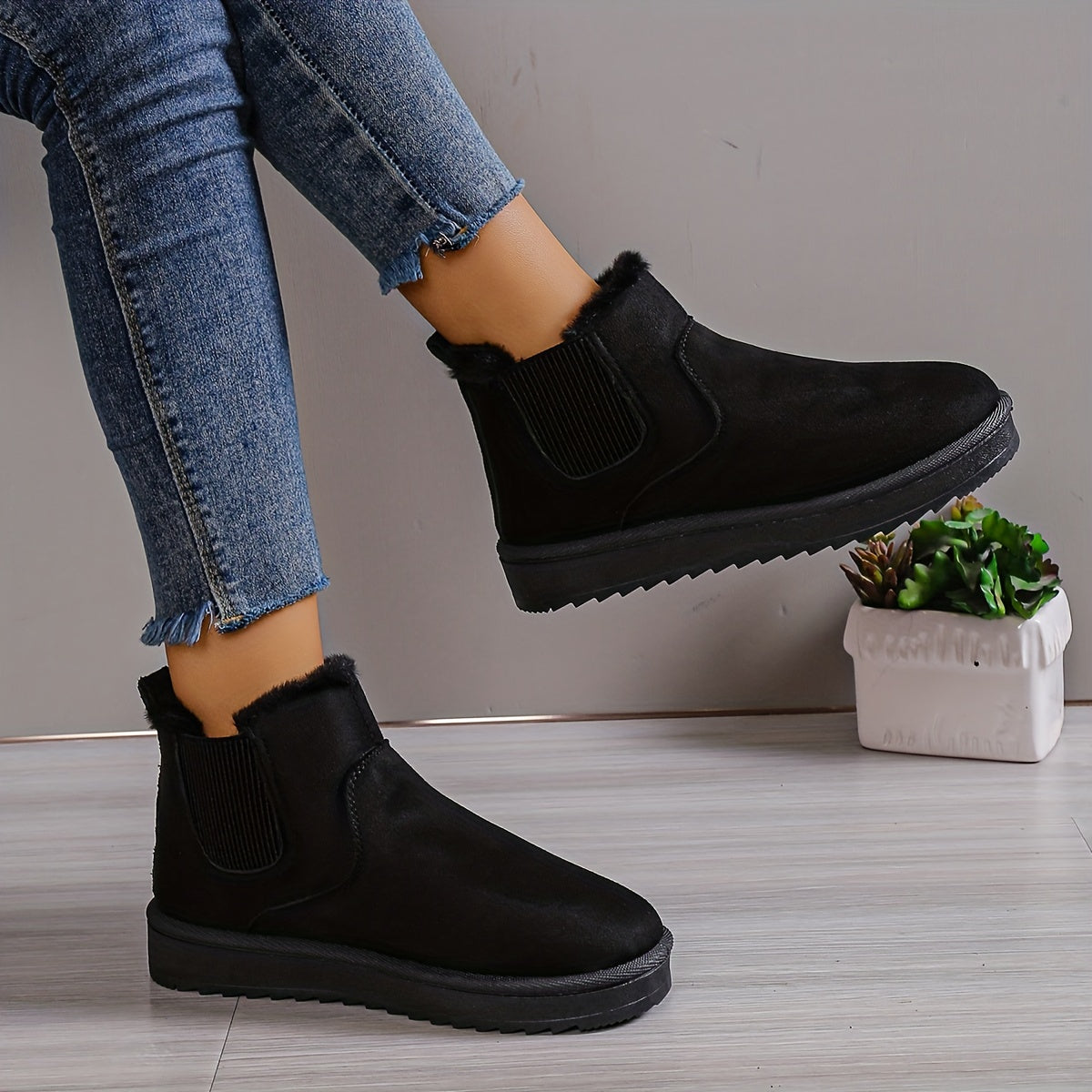 Bottines Slip-On Femme