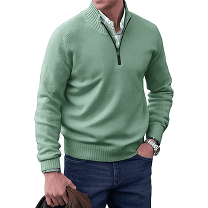 Pull Homme Col Montant Cachemire