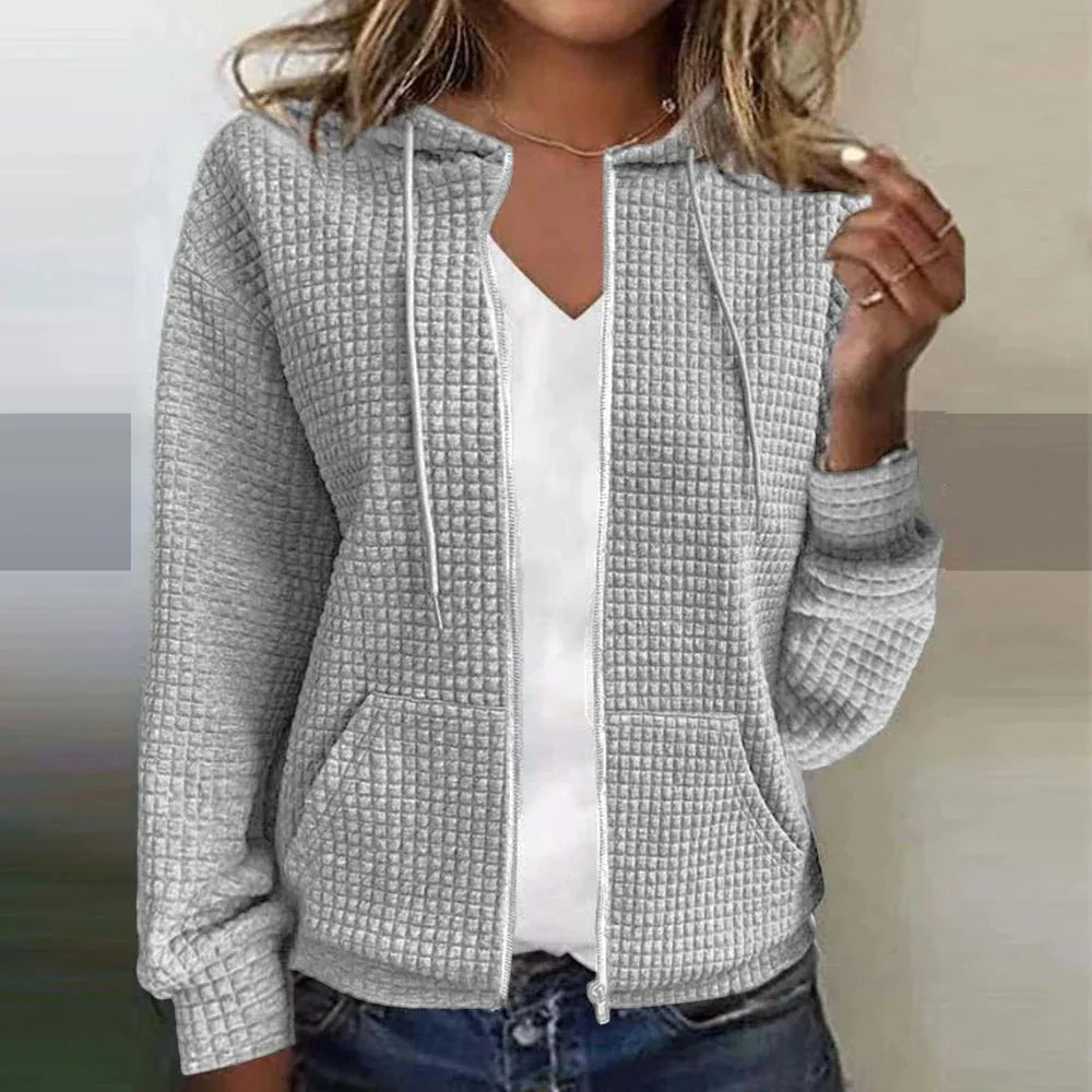 Veste Femme à Capuche Zippée