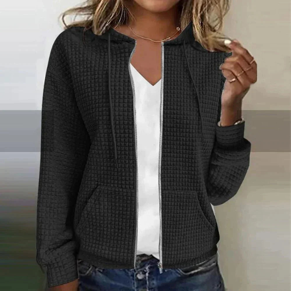Veste Femme à Capuche Zippée