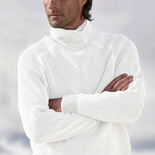 Pull Homme Col Roulé Classique