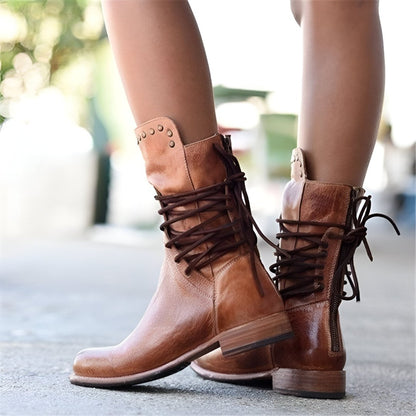 Bottines Cuir Femme