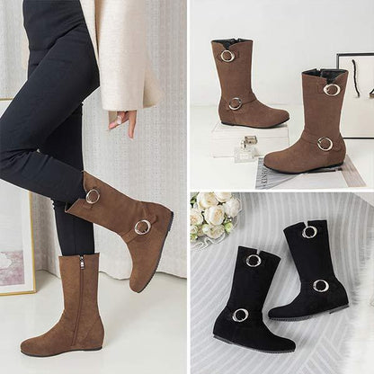 Bottes Mi-Hautes Femme