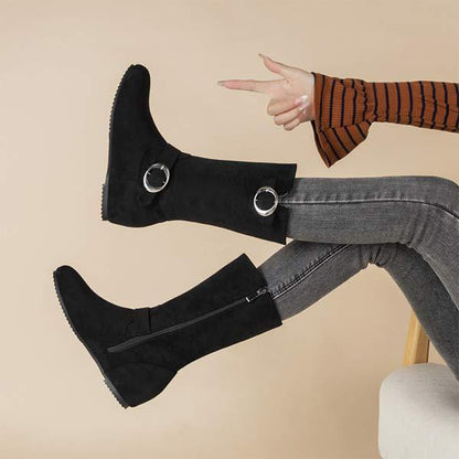 Bottes Mi-Hautes Femme