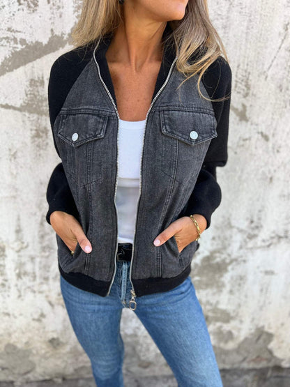 Veste Femme Denim & Tissu