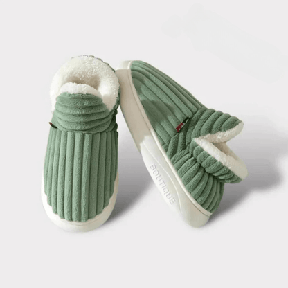 Chaussons Velours Femme