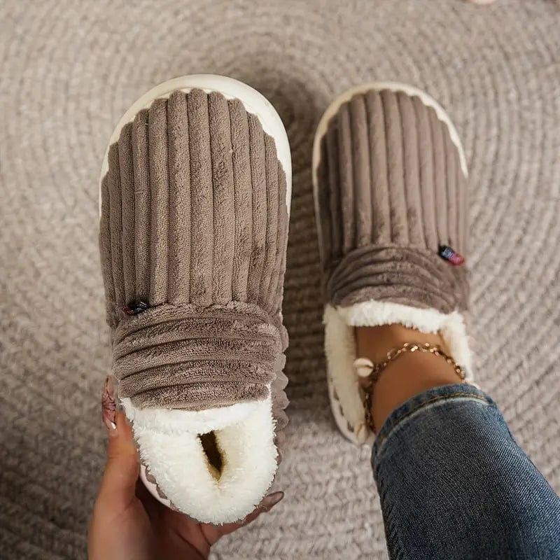 Chaussons Velours Femme