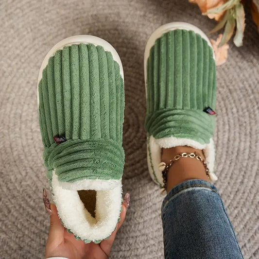 Chaussons Velours Femme