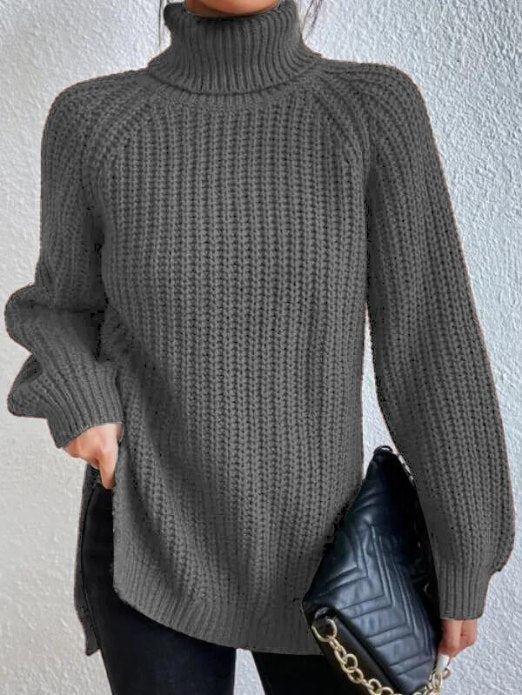 Pull Femme Col Roulé Chic
