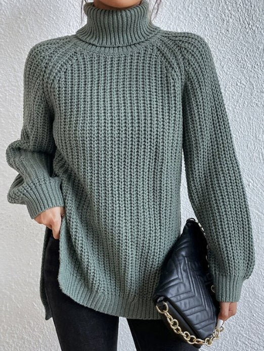 Pull Femme Col Roulé Chic