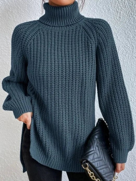 Pull Femme Col Roulé Chic