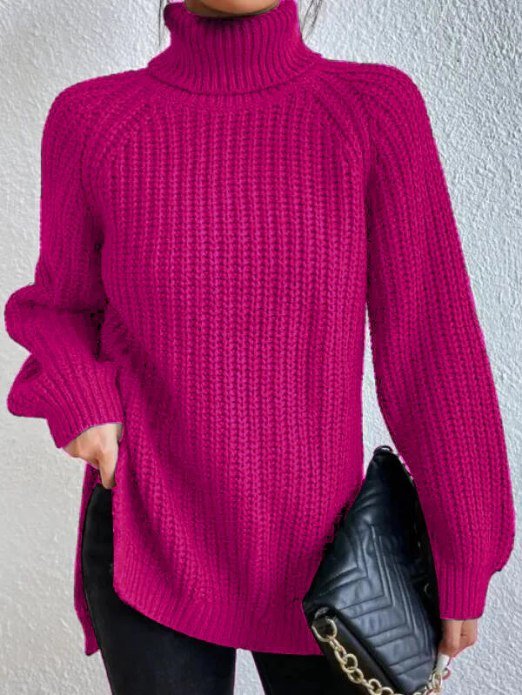 Pull Femme Col Roulé Chic