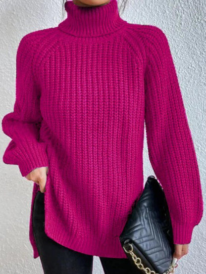 Pull Femme Col Roulé Chic