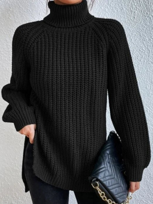 Pull Femme Col Roulé Chic