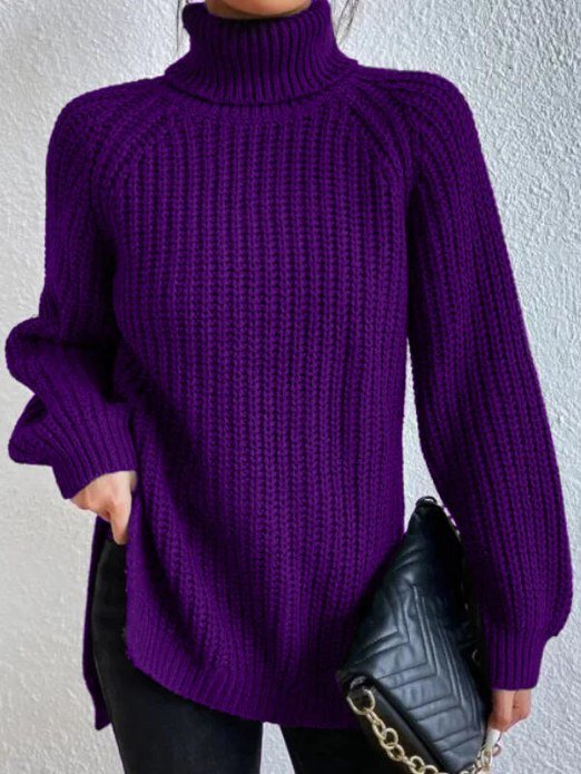 Pull Femme Col Roulé Chic
