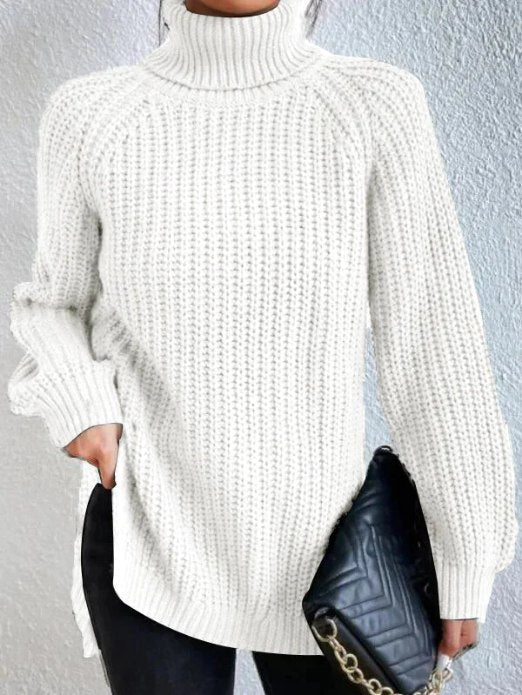 Pull Femme Col Roulé Chic