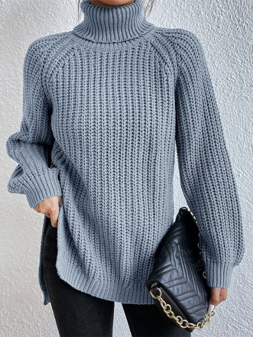 Pull Femme Col Roulé Chic