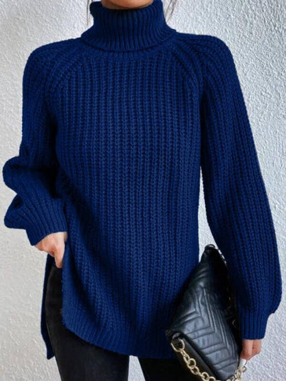 Pull Femme Col Roulé Chic