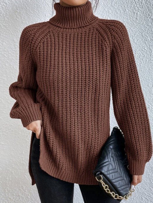 Pull Femme Col Roulé Chic
